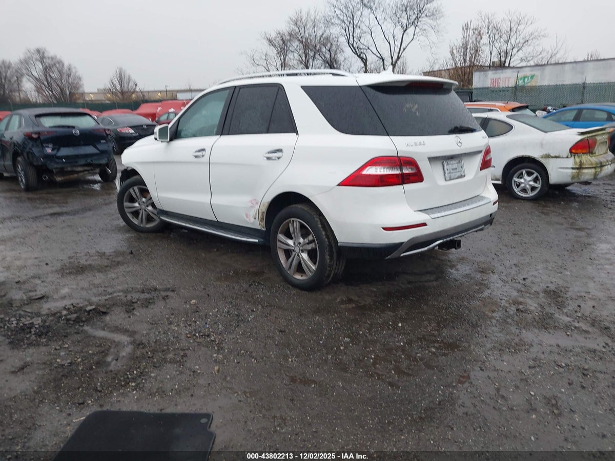 2014 MERCEDES-BENZ ML 350 4MATIC — снимка 3