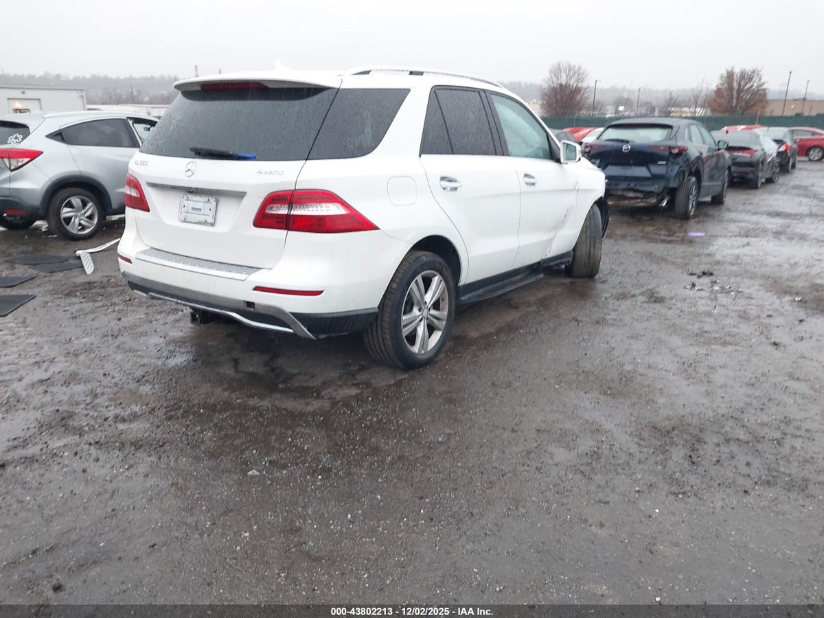 2014 MERCEDES-BENZ ML 350 4MATIC — снимка 4