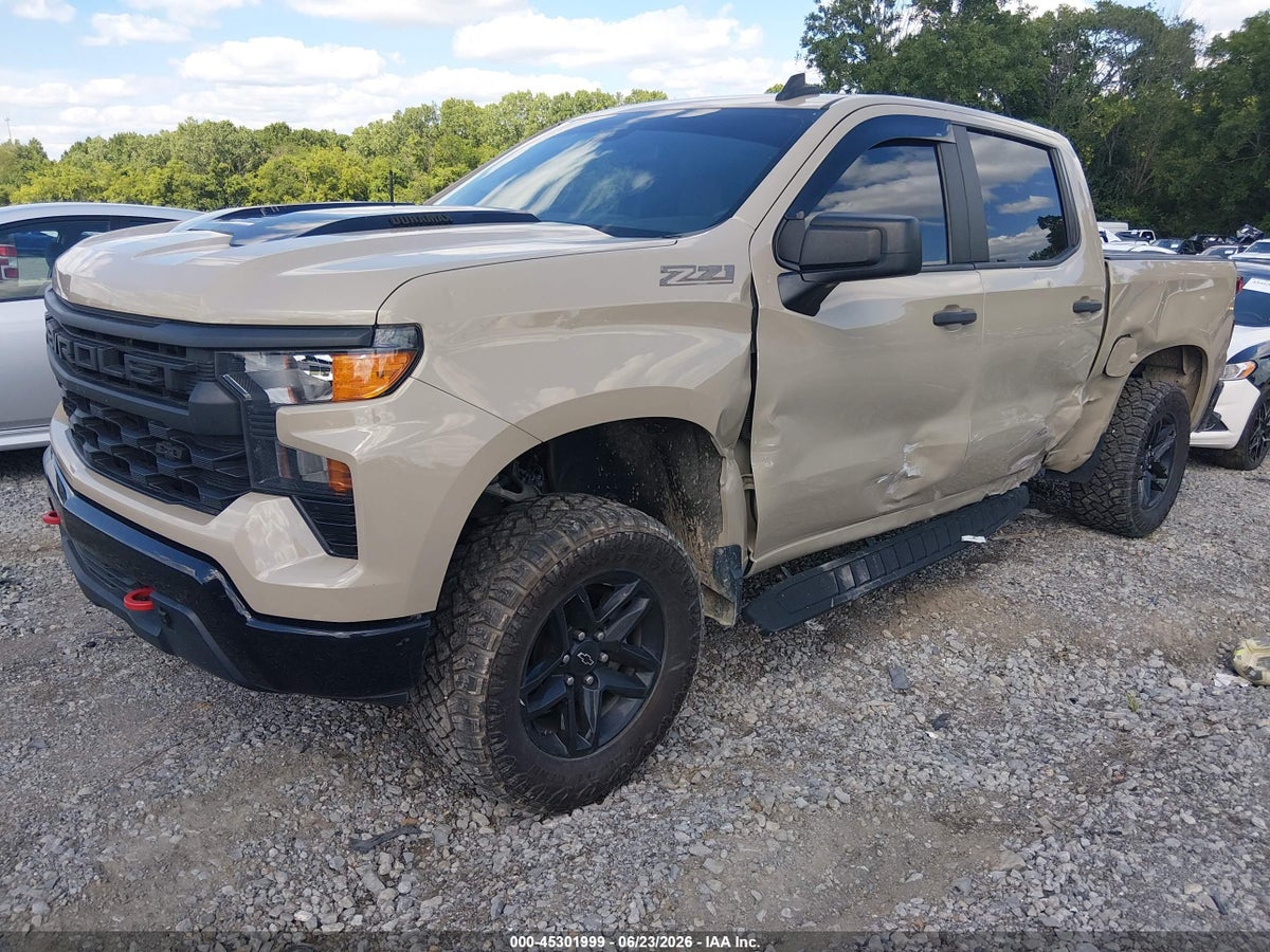 2022 CHEVROLET SILVERADO 1500 4WD SHORT BED CUSTOM TRAIL BOSS — снимка 2