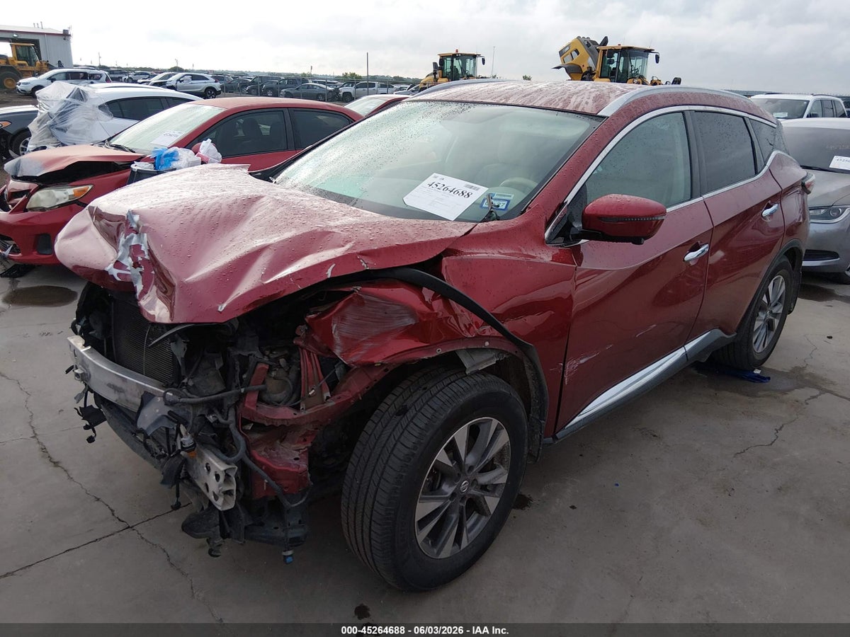 2015 NISSAN MURANO PLATINUM/S/SL/SV — снимка 2