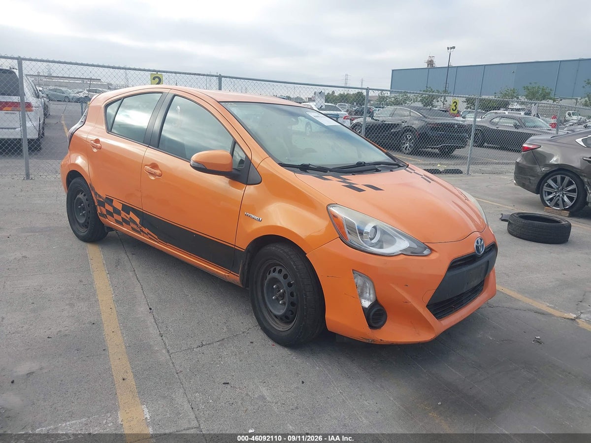 2015 TOYOTA PRIUS C ONE