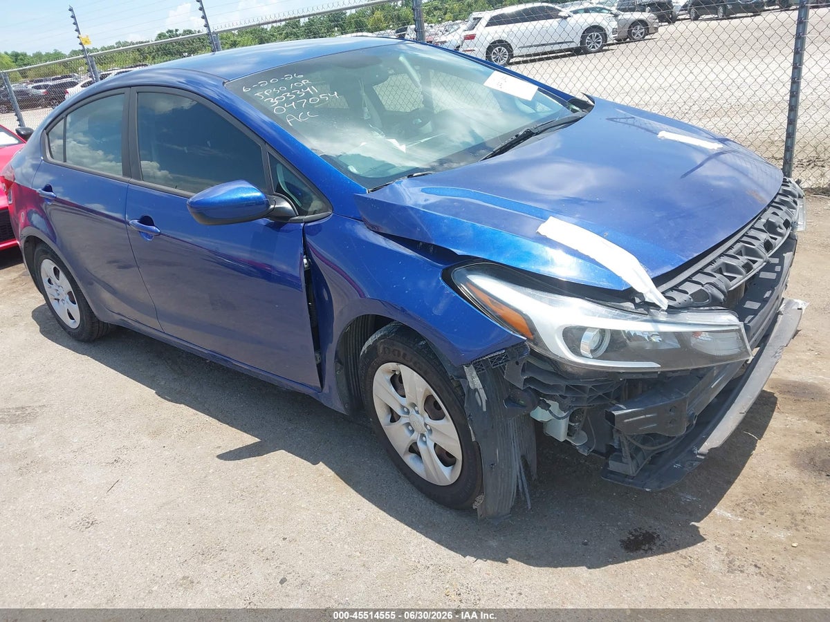 2017 KIA FORTE LX