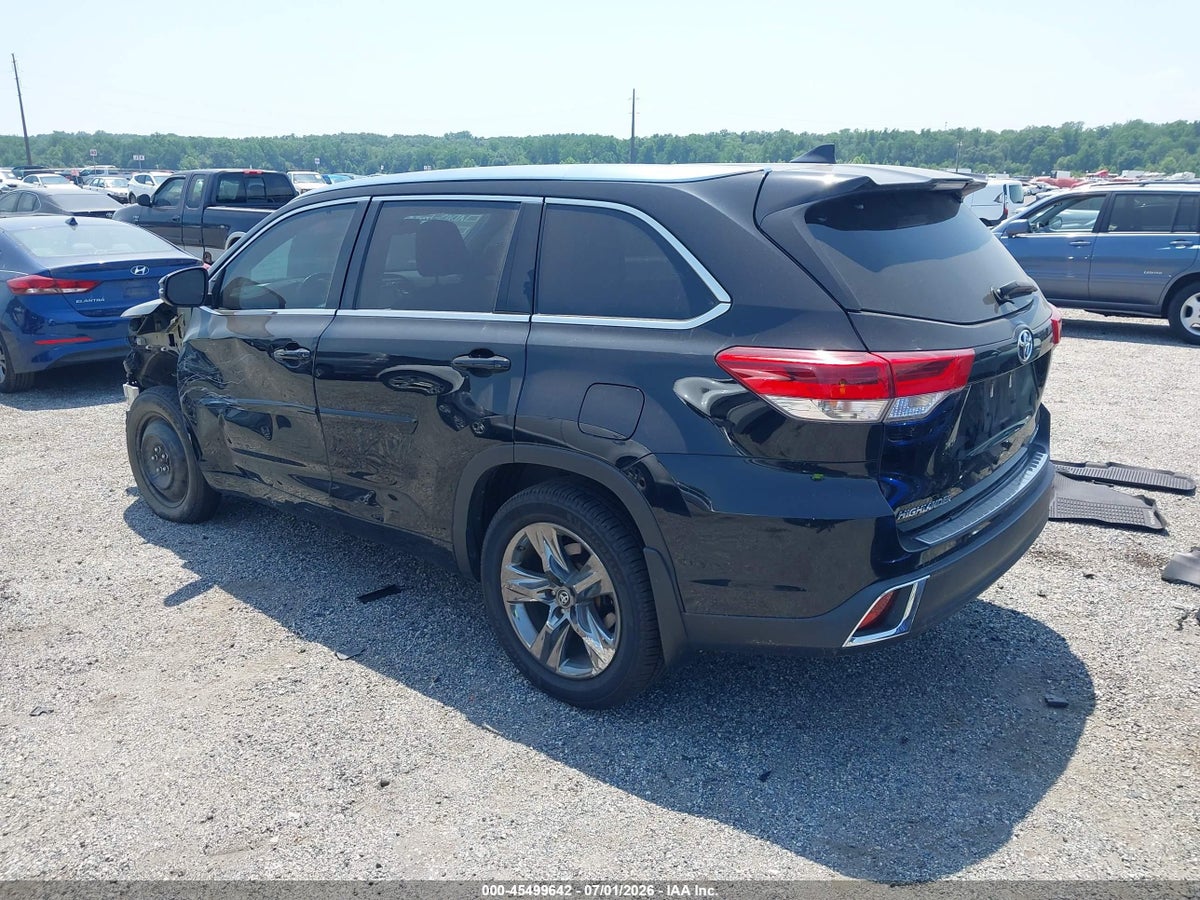 2018 TOYOTA HIGHLANDER LIMITED PLATINUM — снимка 3