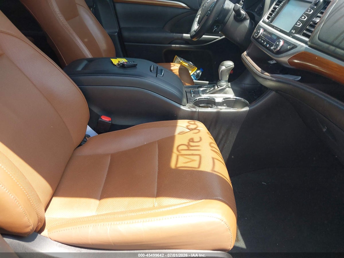 2018 TOYOTA HIGHLANDER LIMITED PLATINUM — снимка 5