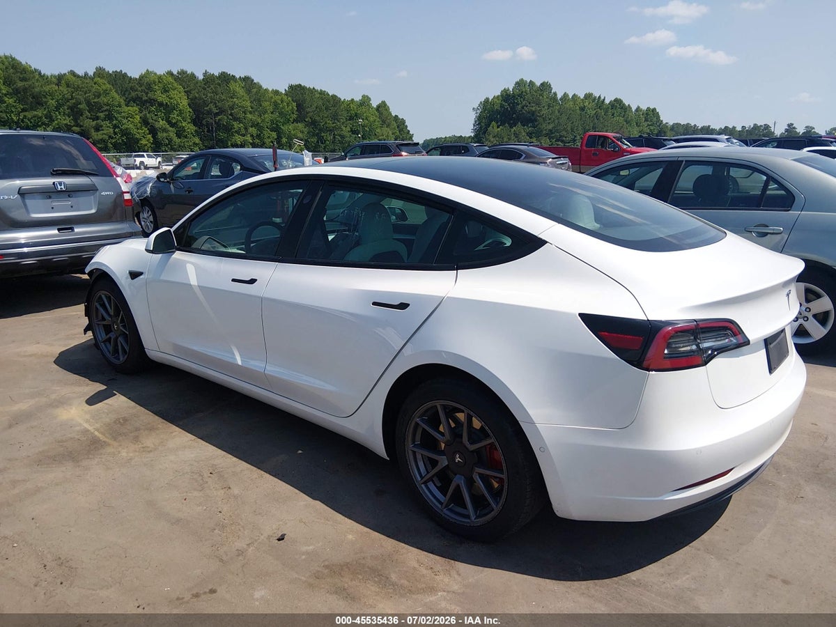 2021 TESLA MODEL 3 STANDARD RANGE PLUS REAR-WHEEL DRIVE — снимка 3