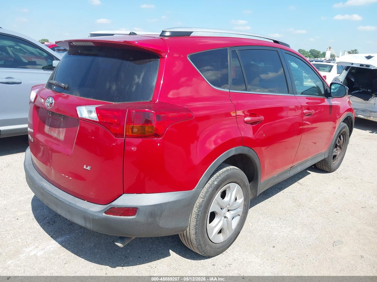 2013 TOYOTA RAV4 LE — снимка 4