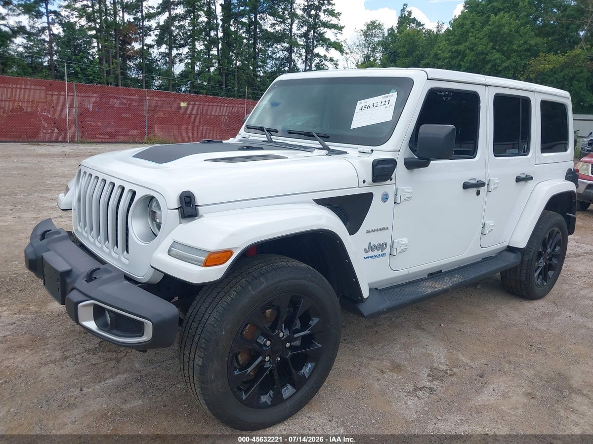 2021 JEEP WRANGLER 4XE UNLIMITED SAHARA 4X4 — снимка 2