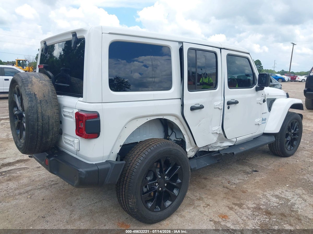 2021 JEEP WRANGLER 4XE UNLIMITED SAHARA 4X4 — снимка 4