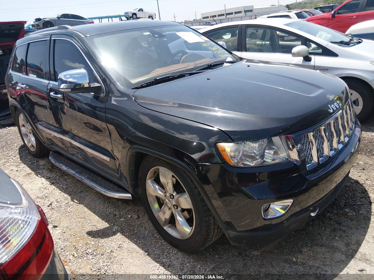 2012 JEEP GRAND CHEROKEE OVERLAND