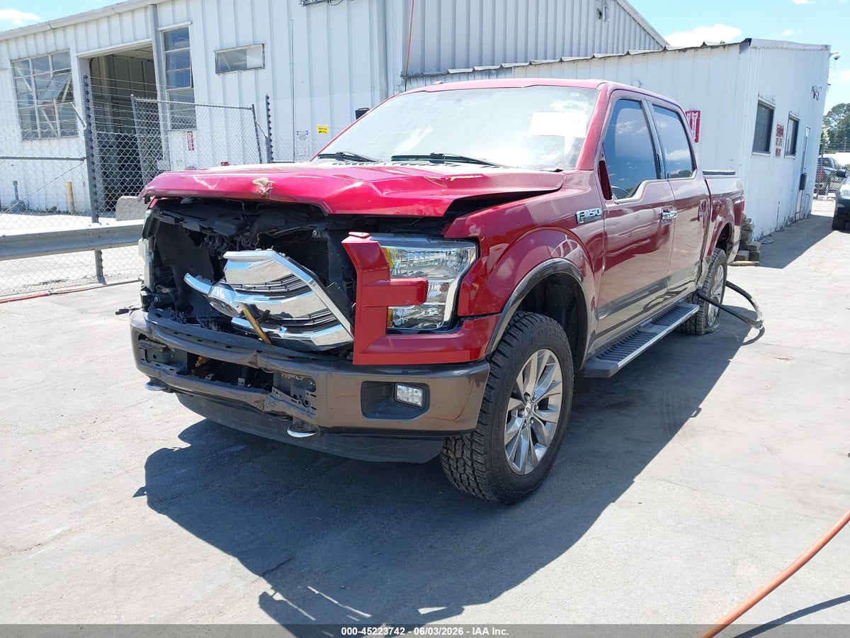 2016 FORD F-150 LARIAT — снимка 2