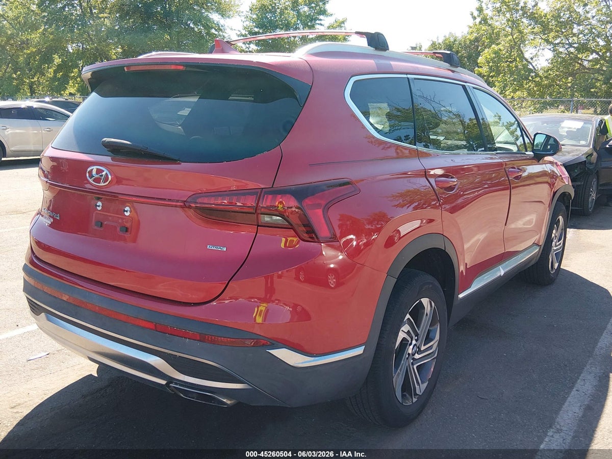 2022 HYUNDAI SANTA FE SEL — снимка 4