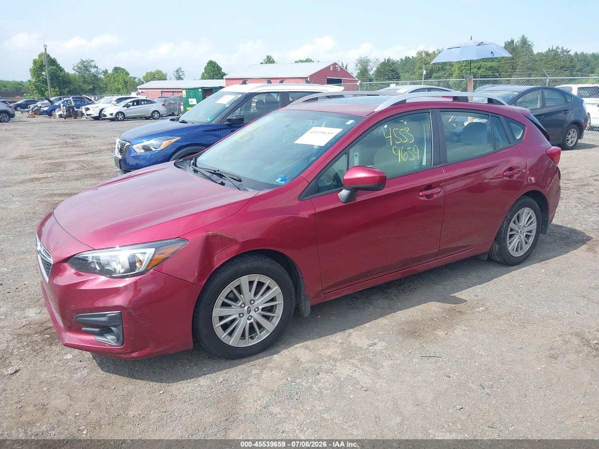 2018 SUBARU IMPREZA 2.0I PREMIUM — снимка 2