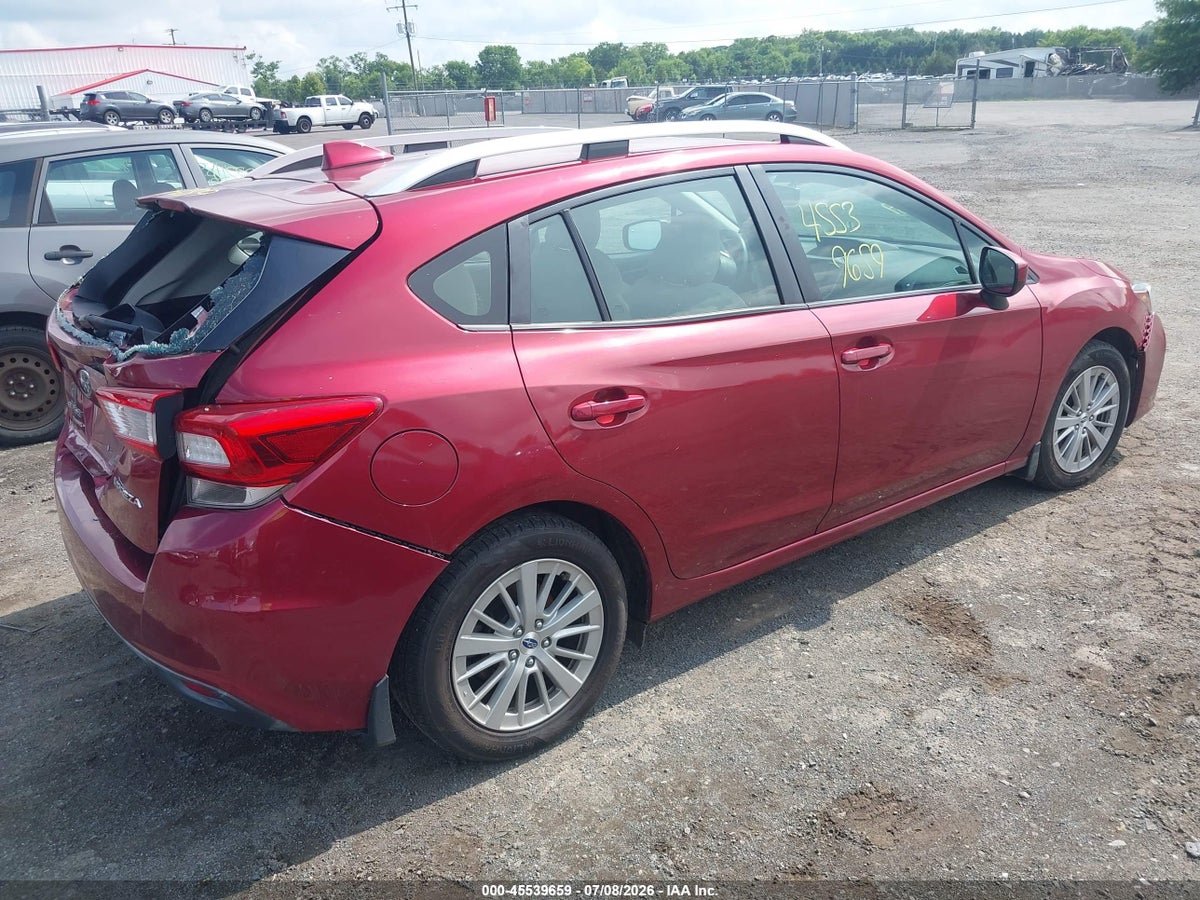 2018 SUBARU IMPREZA 2.0I PREMIUM — снимка 4
