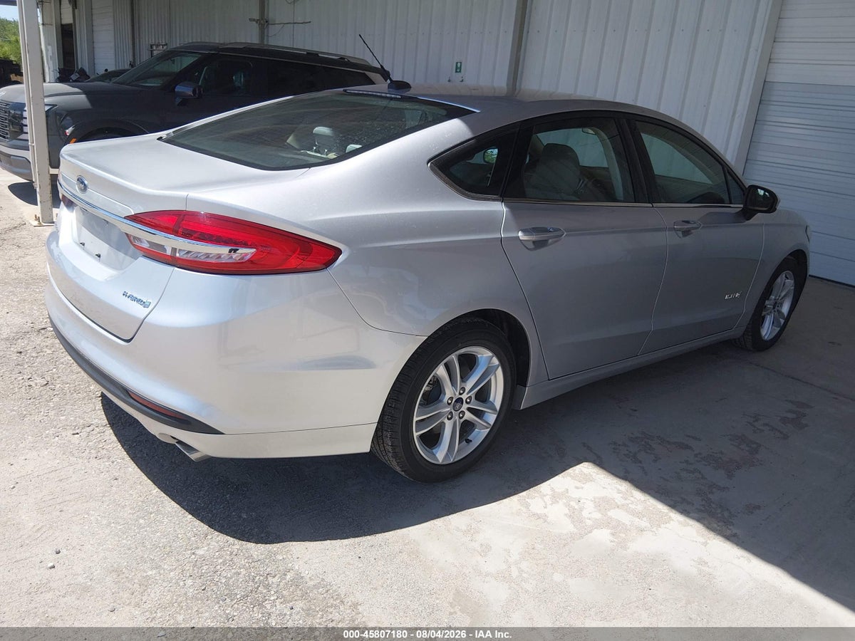 2018 FORD FUSION HYBRID S — снимка 4