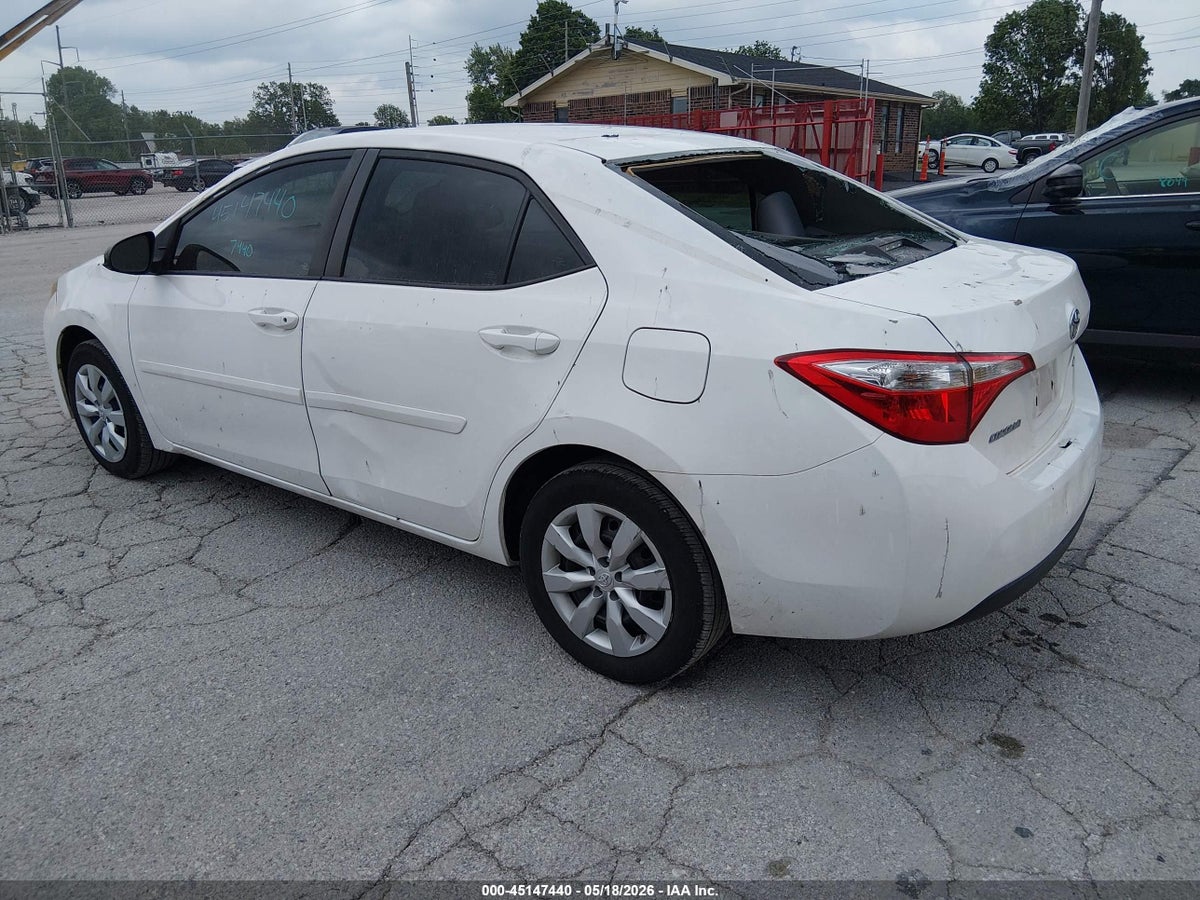2016 TOYOTA COROLLA LE — снимка 3