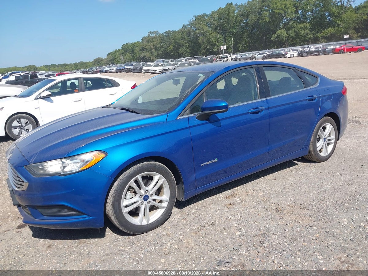 2018 FORD FUSION HYBRID S — снимка 2
