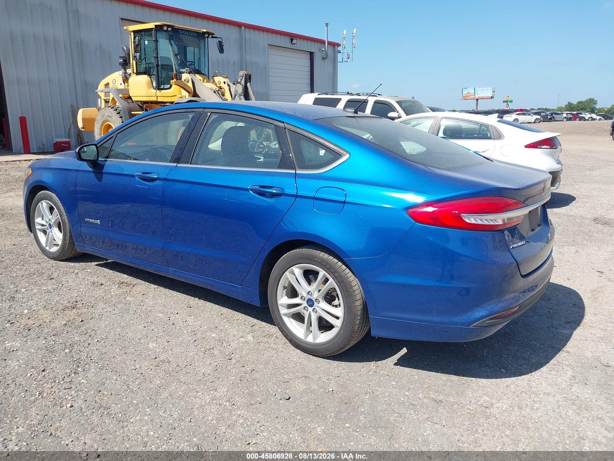 2018 FORD FUSION HYBRID S — снимка 3