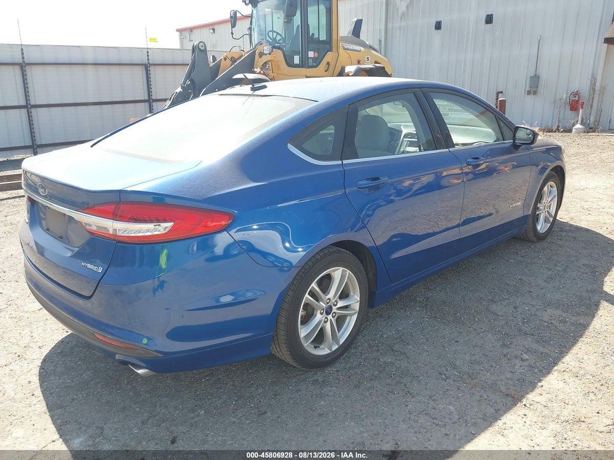 2018 FORD FUSION HYBRID S — снимка 4