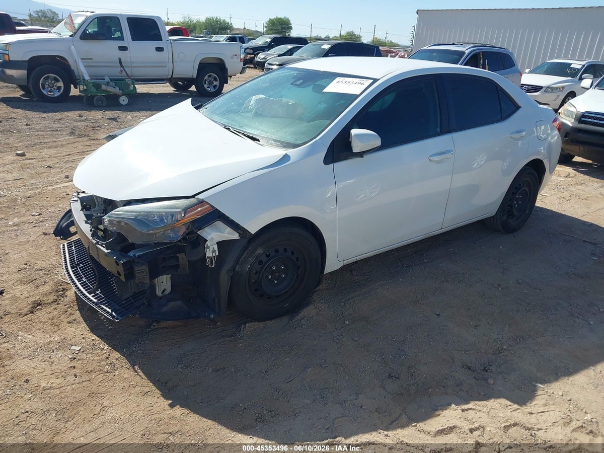 2017 TOYOTA COROLLA LE — снимка 2