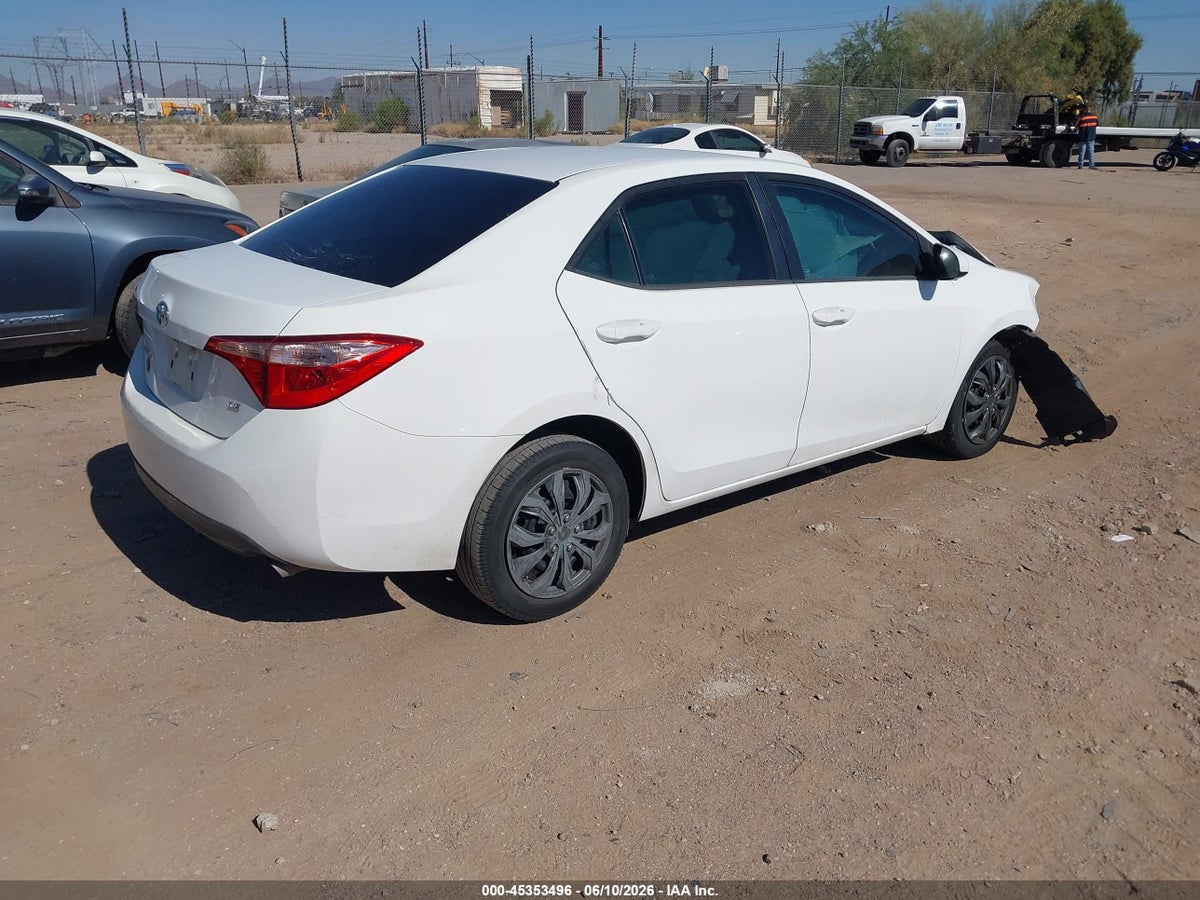 2017 TOYOTA COROLLA LE — снимка 4