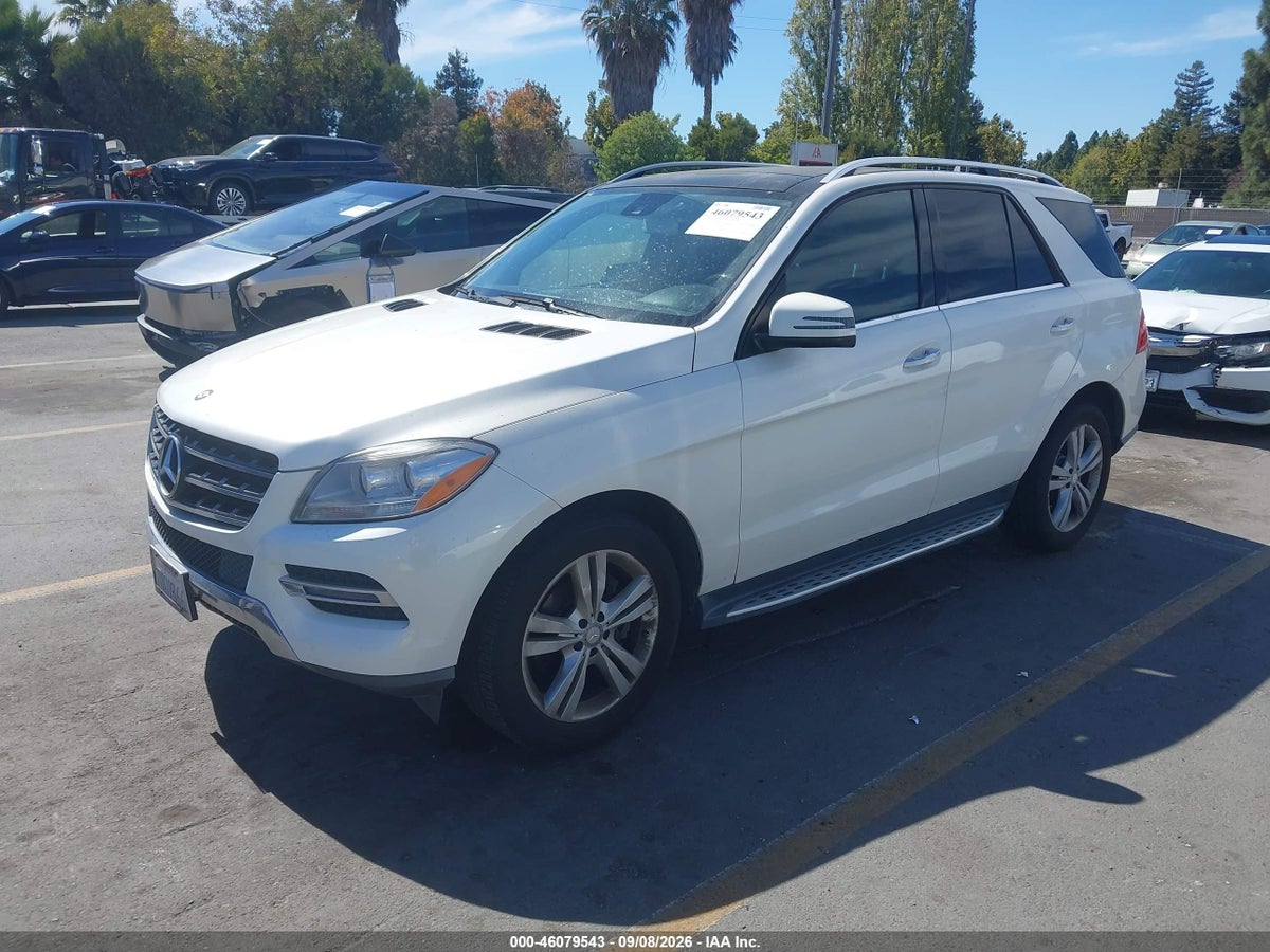 2013 MERCEDES-BENZ ML 350 4MATIC — снимка 2