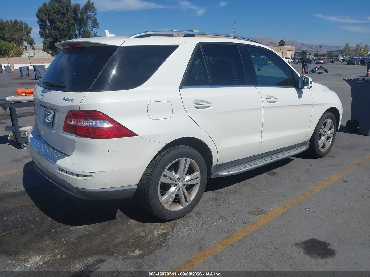 2013 MERCEDES-BENZ ML 350 4MATIC — снимка 4