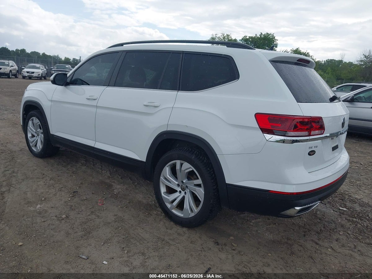 2021 VOLKSWAGEN ATLAS 3.6L V6 SE W/TECHNOLOGY — снимка 3