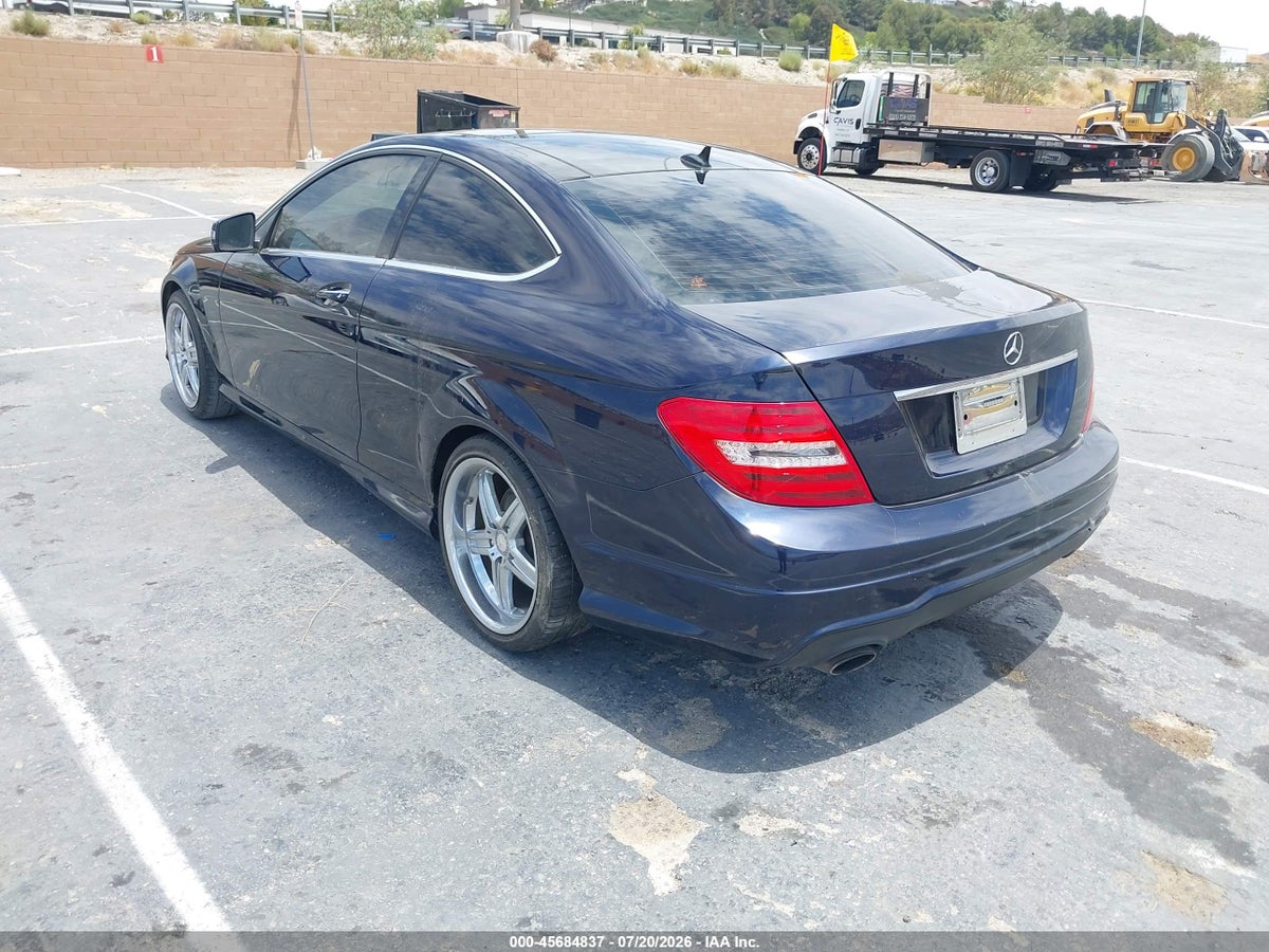 2012 MERCEDES-BENZ C 250 — снимка 3