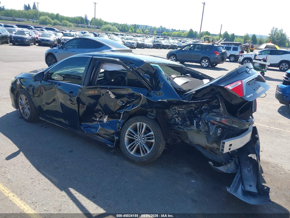 2016 TOYOTA CAMRY SE — снимка 3