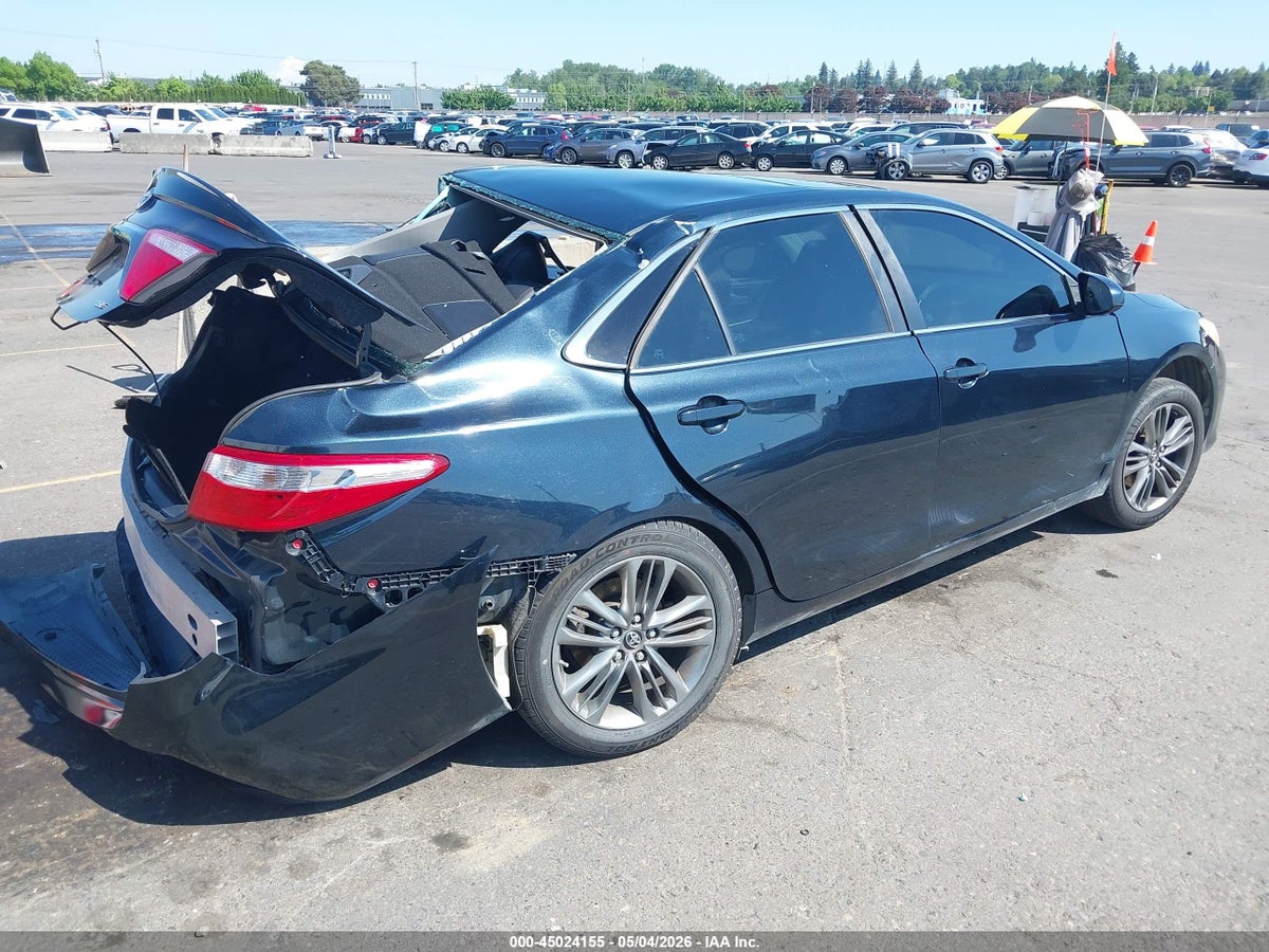 2016 TOYOTA CAMRY SE — снимка 4