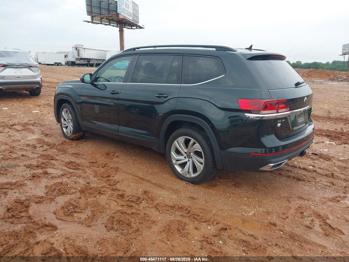 2021 VOLKSWAGEN ATLAS 3.6L V6 SE W/TECHNOLOGY — снимка 3