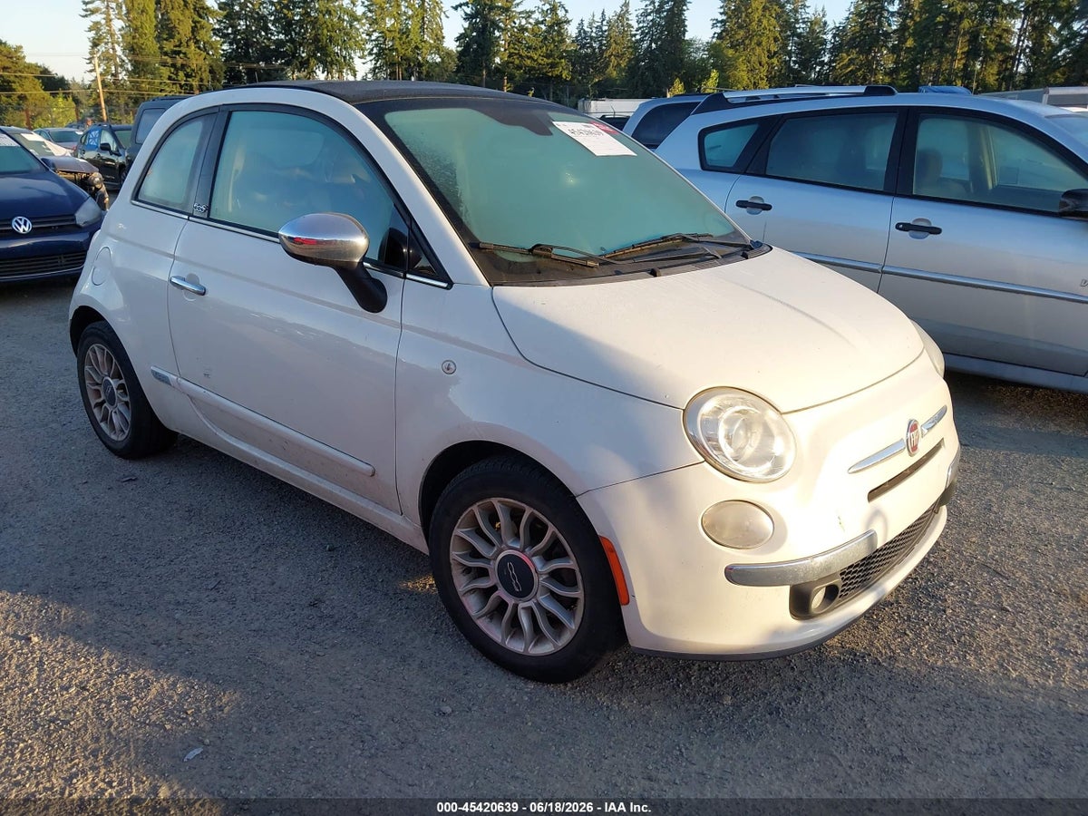 2012 FIAT 500C LOUNGE