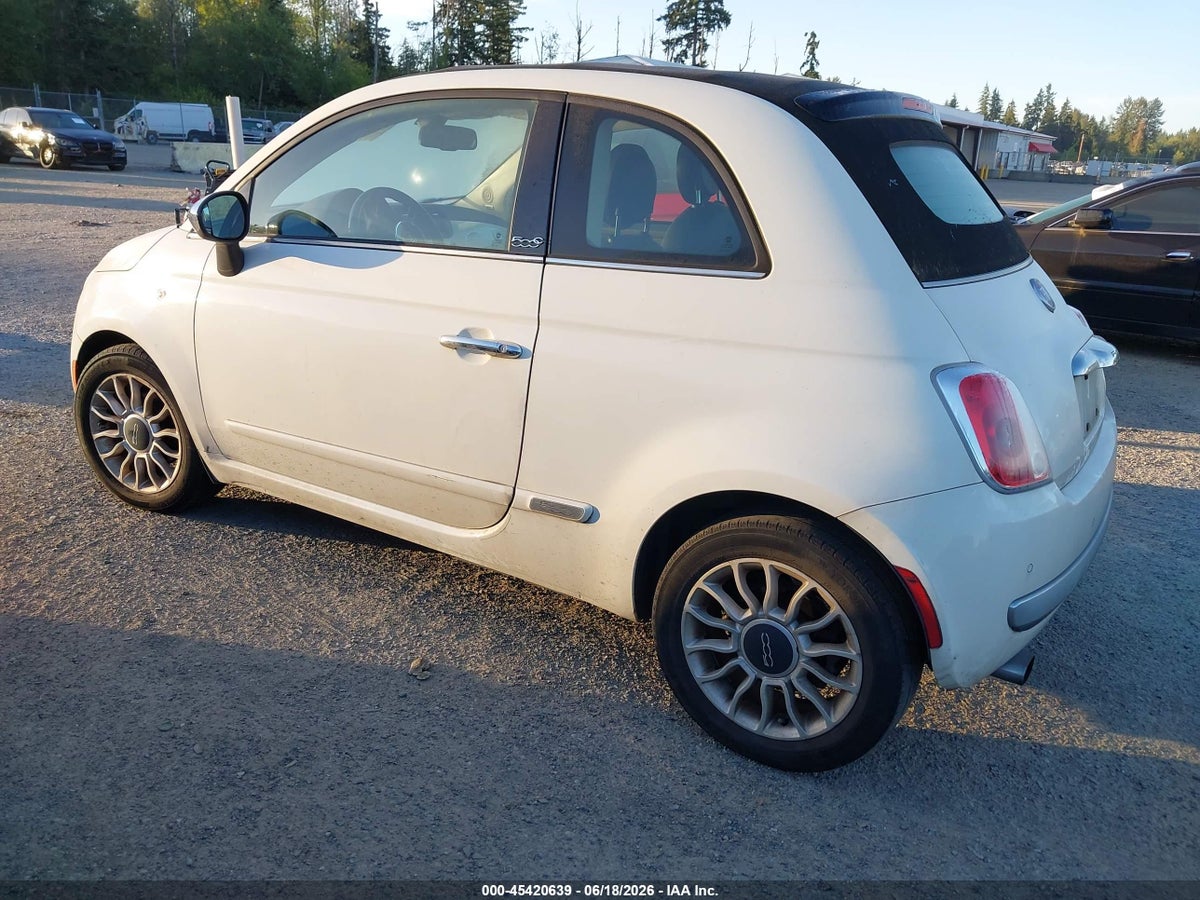 2012 FIAT 500C LOUNGE — снимка 3