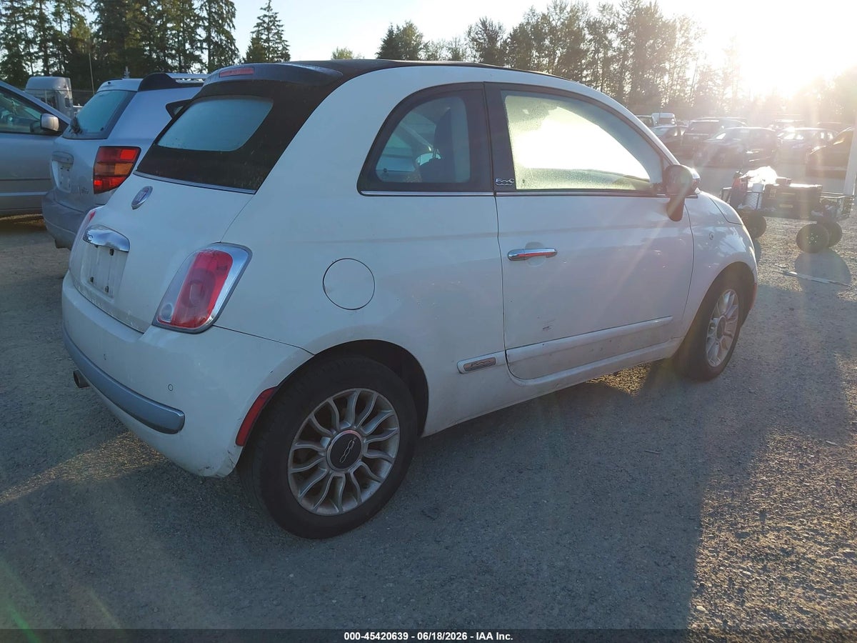2012 FIAT 500C LOUNGE — снимка 4