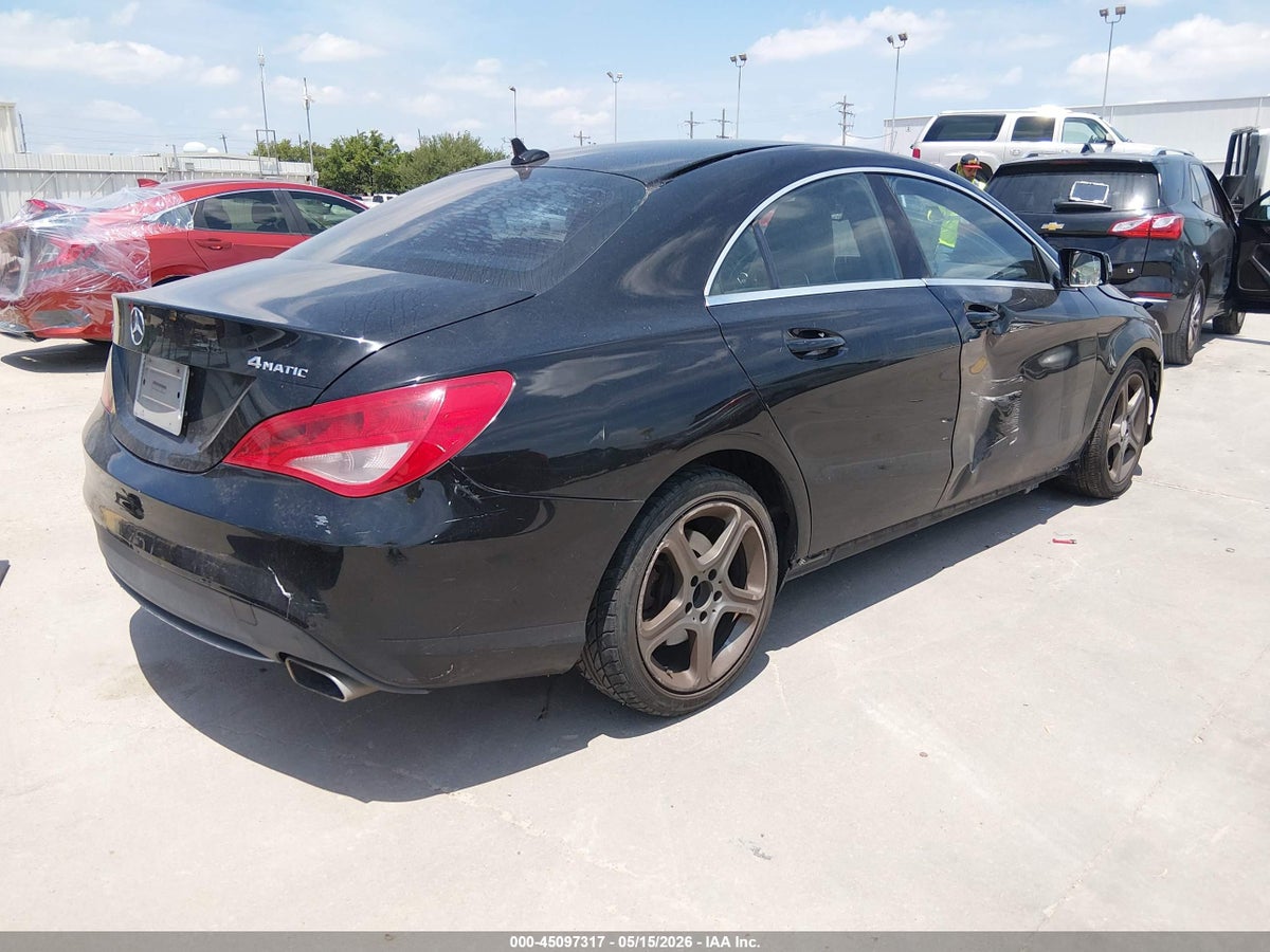 2014 MERCEDES-BENZ CLA 250 4MATIC — снимка 4