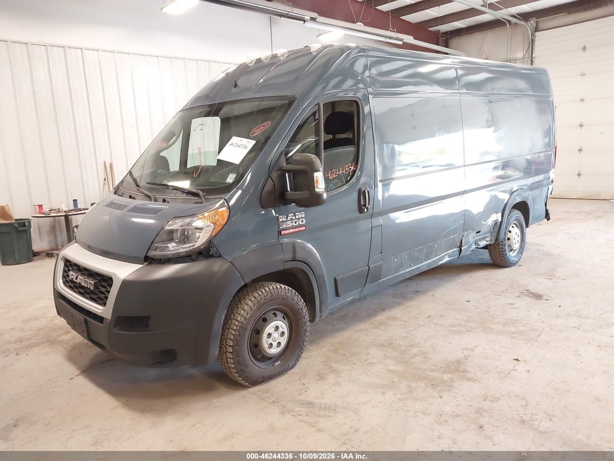 2019 RAM PROMASTER 3500 CARGO VAN HIGH ROOF 159 WB EXT — photo 2