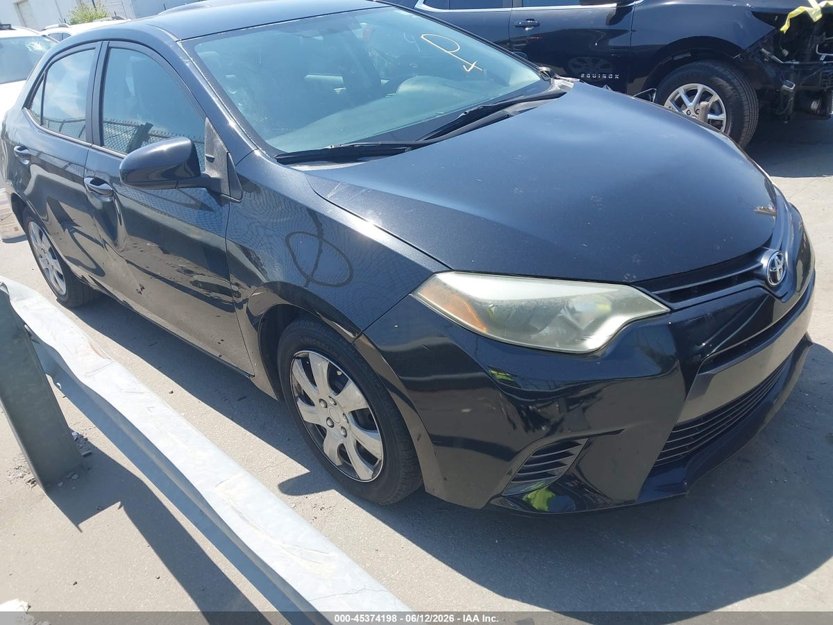 2016 TOYOTA COROLLA LE