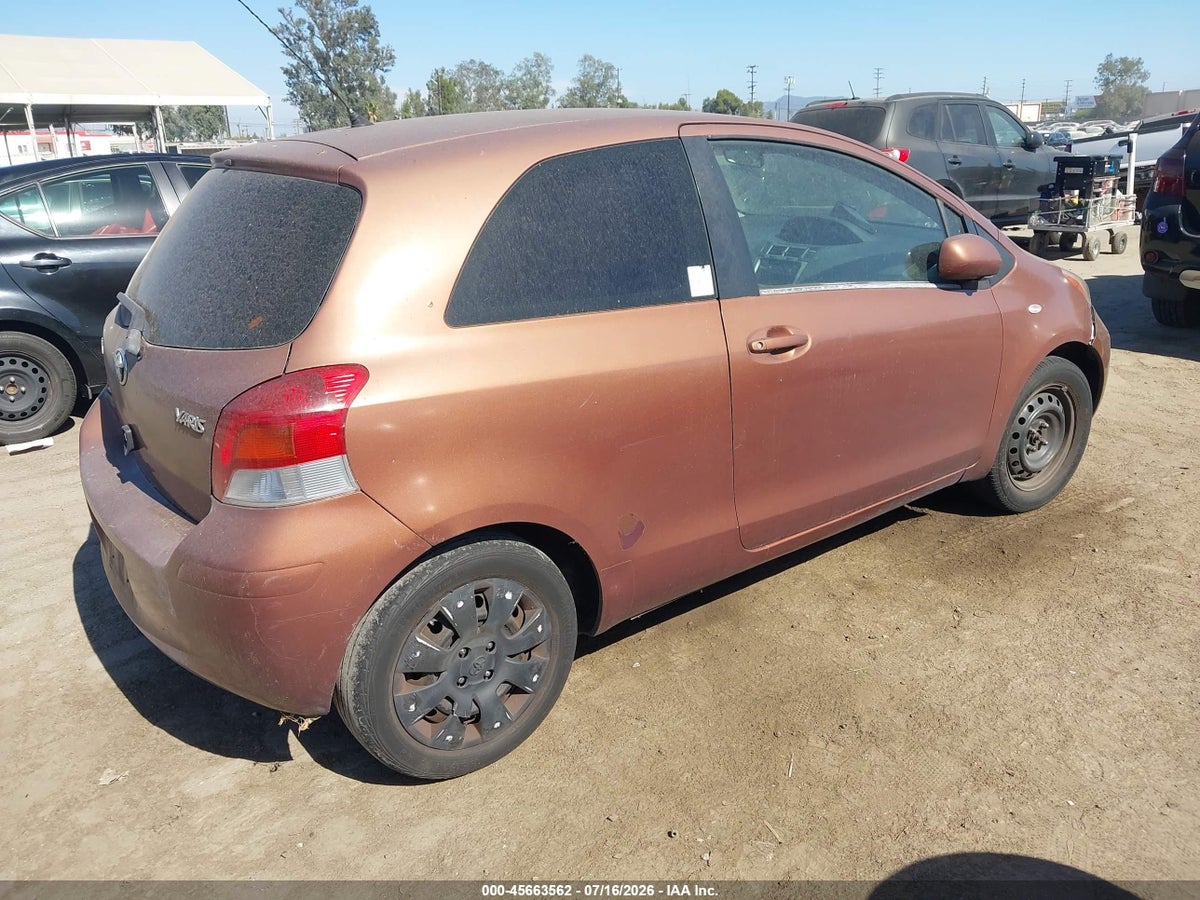 2010 TOYOTA YARIS — снимка 4
