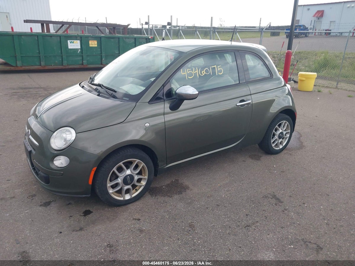 2013 FIAT 500 POP — снимка 2