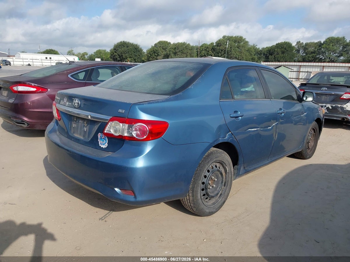 2013 TOYOTA COROLLA LE — снимка 4