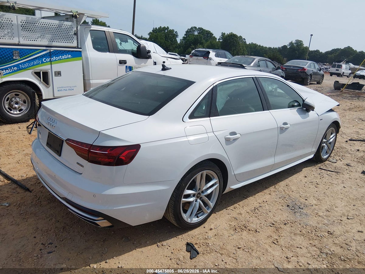 2022 AUDI A4 PREMIUM PLUS 45 TFSI S LINE QUATTRO S TRONIC — снимка 4
