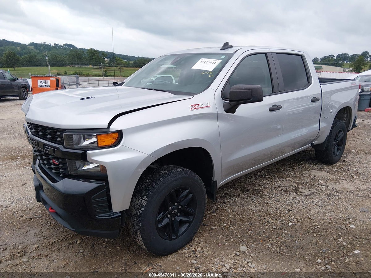 2021 CHEVROLET SILVERADO 1500 4WD SHORT BED CUSTOM TRAIL BOSS — снимка 2