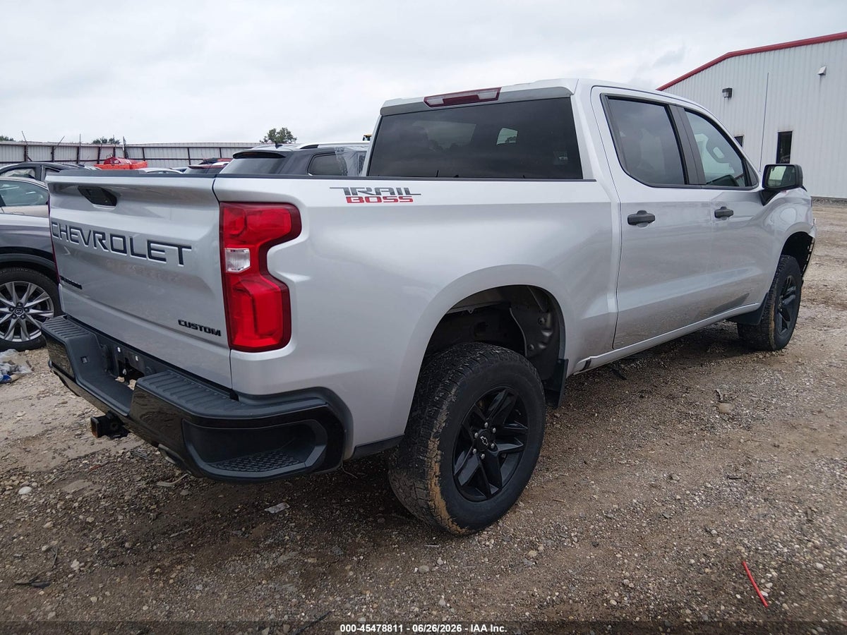 2021 CHEVROLET SILVERADO 1500 4WD SHORT BED CUSTOM TRAIL BOSS — снимка 4