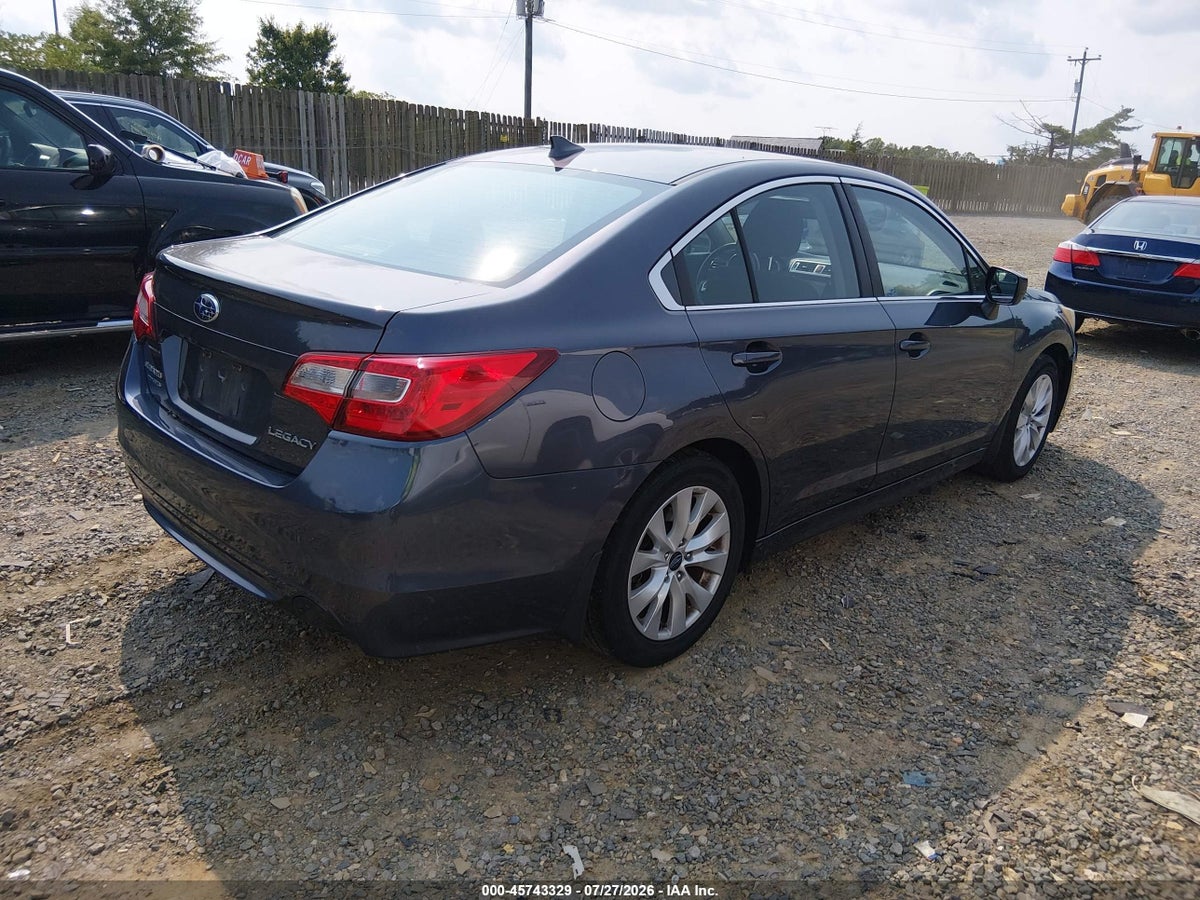 2016 SUBARU LEGACY 2.5I PREMIUM — снимка 4