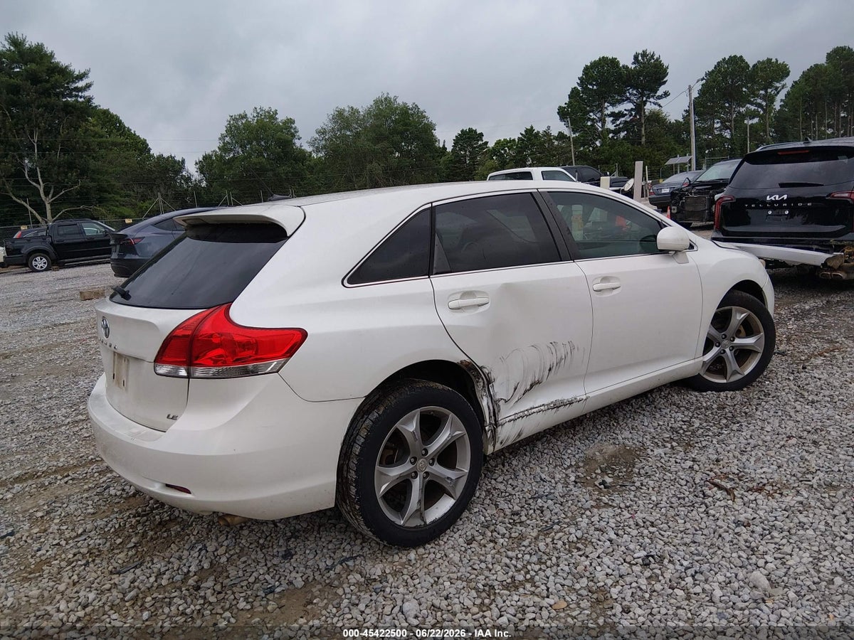 2012 TOYOTA VENZA LE V6 — снимка 4