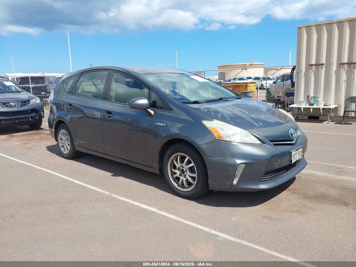 2013 TOYOTA PRIUS V FIVE/THREE/TWO