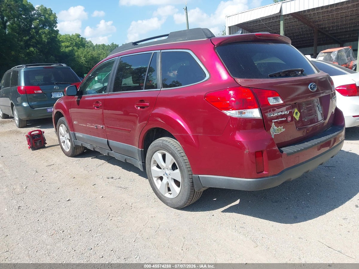 2012 SUBARU OUTBACK 2.5I LIMITED — снимка 3