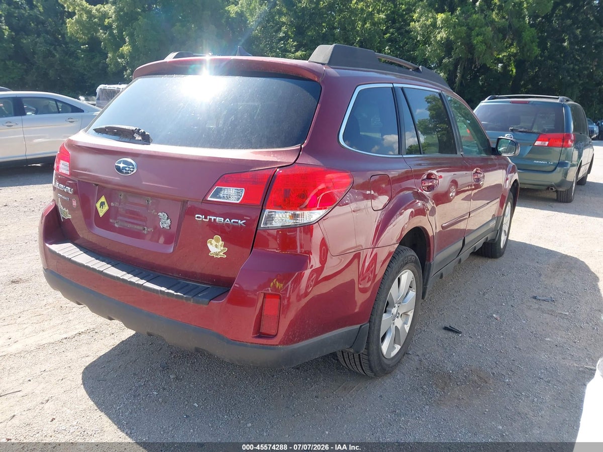2012 SUBARU OUTBACK 2.5I LIMITED — снимка 4
