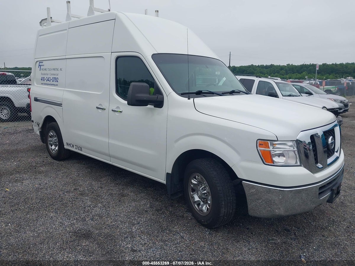 2017 NISSAN NV CARGO NV2500 HD SL V6