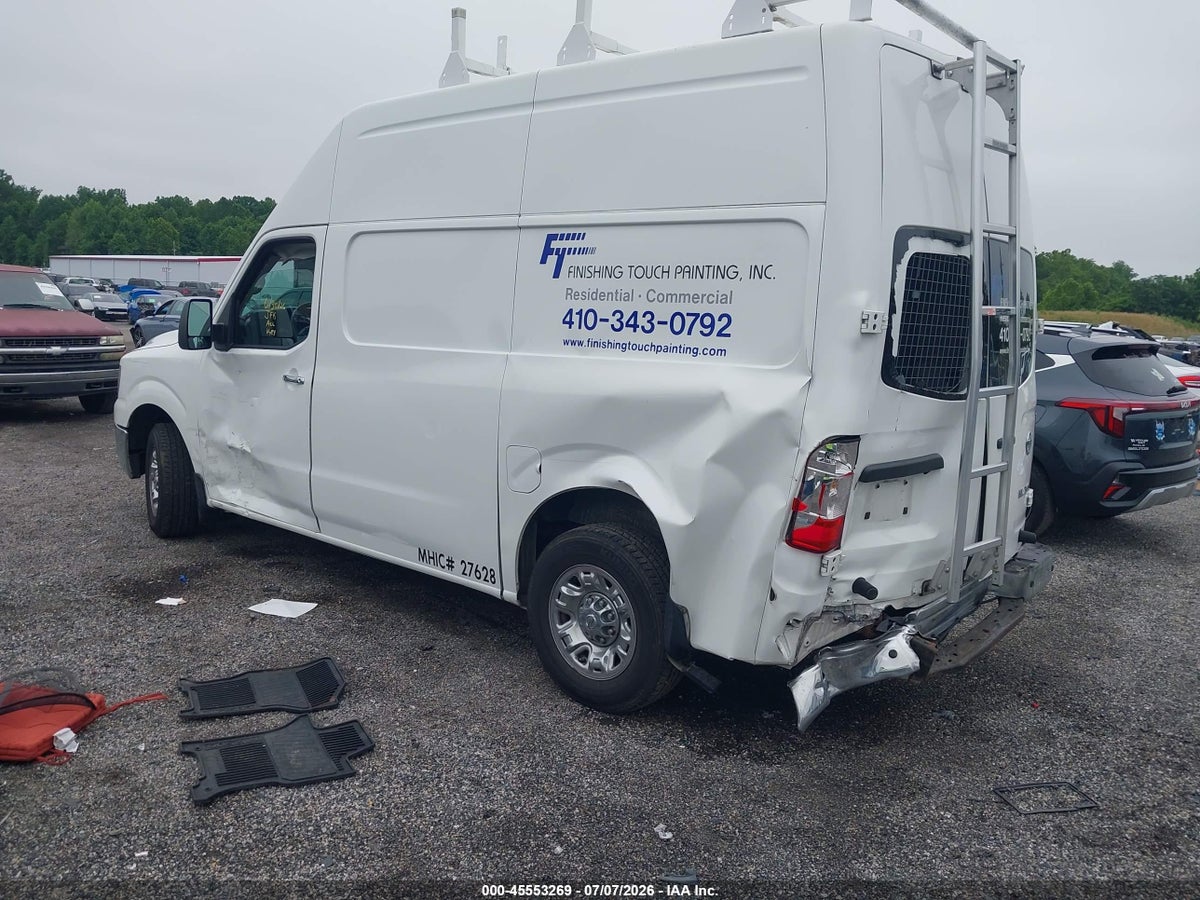 2017 NISSAN NV CARGO NV2500 HD SL V6 — снимка 3